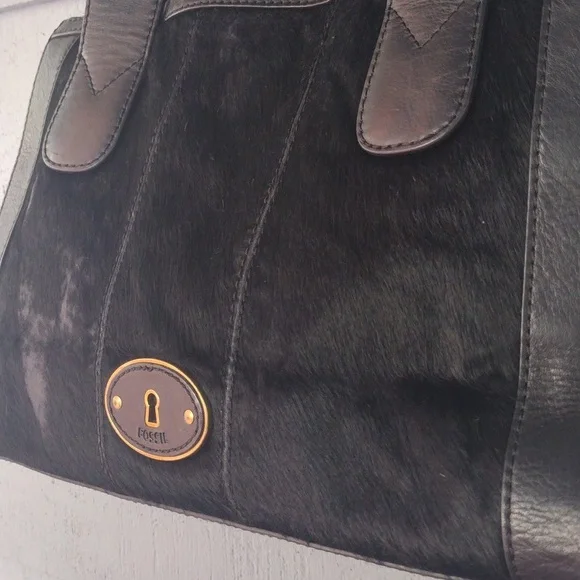 Fossil Cow Hide Leather Bag - Picture 2 of 7